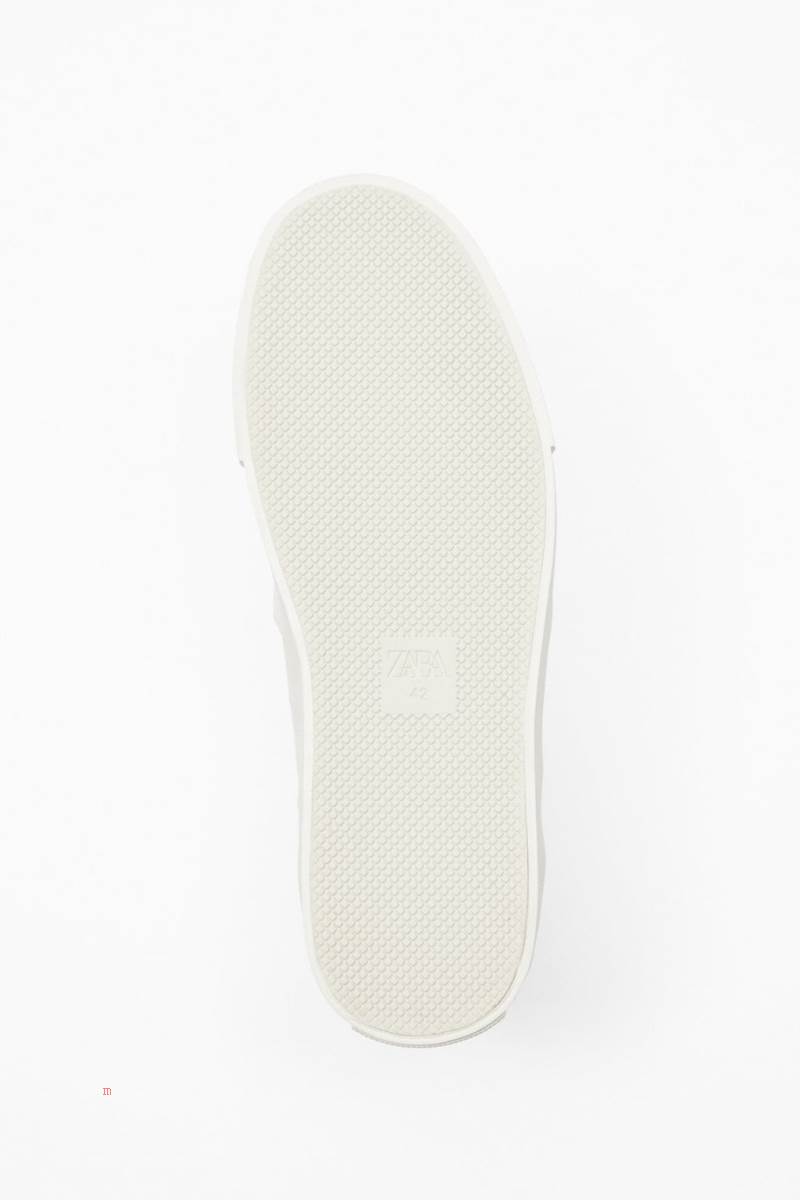 ZARA CONTRAST Sneakers Herr Vita | BNYEV-6315