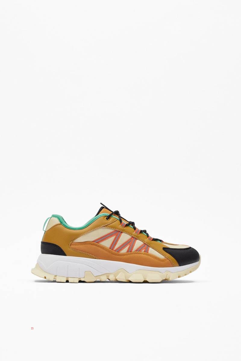 ZARA CONTRAST TREK Träningsskor Herr Olika Färger Röda | TSHCK-0917