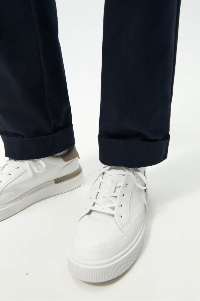 ZARA CONTRAST Träningsskor Herr Vita | JWXGM-5140
