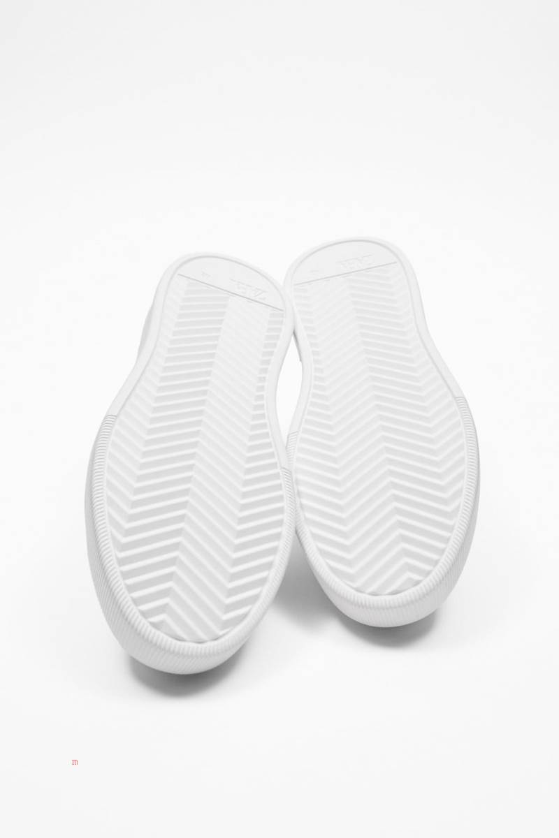 ZARA CONTRAST Träningsskor Herr Vita | JWXGM-5140