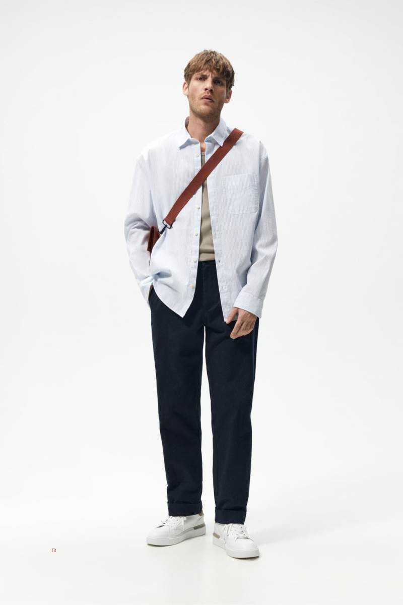 ZARA CONTRAST Träningsskor Herr Vita | JWXGM-5140