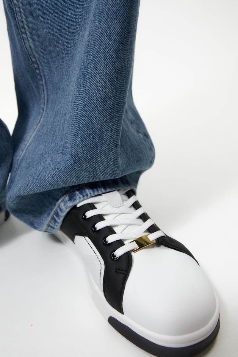 ZARA CONTRAST Träningsskor Herr Vita | ZYJPG-3291