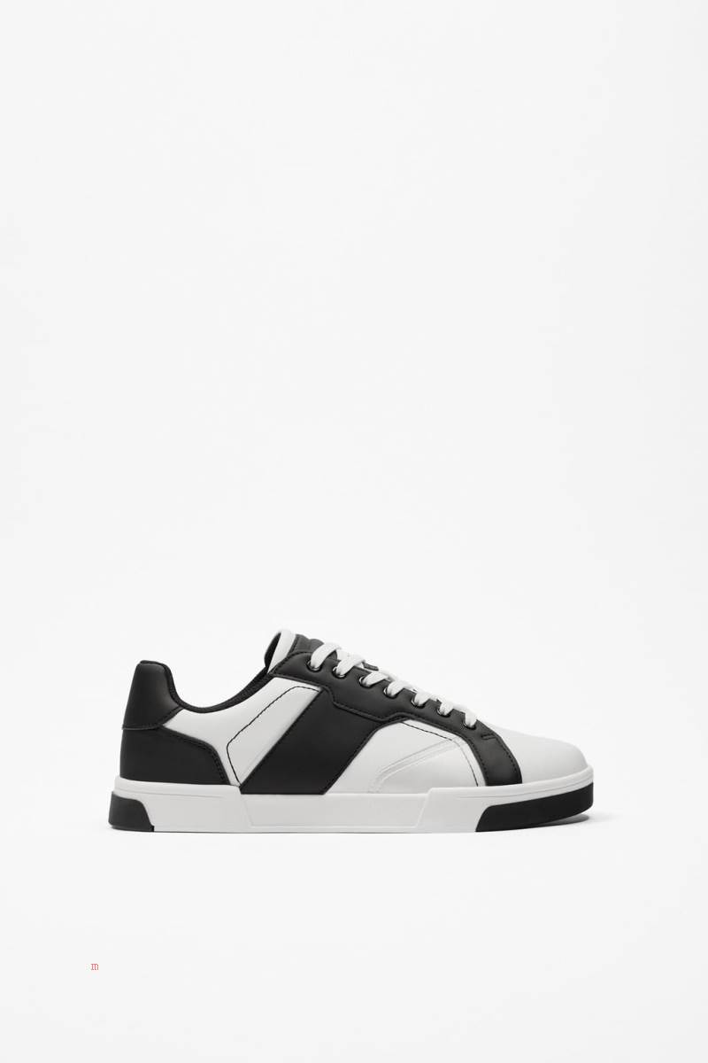 ZARA CONTRAST Träningsskor Herr Vita | ZYJPG-3291