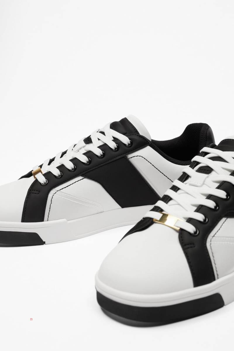 ZARA CONTRAST Träningsskor Herr Vita | ZYJPG-3291