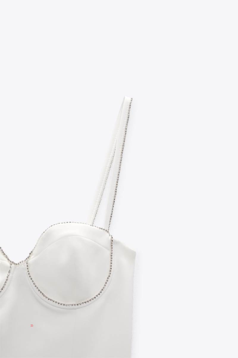 ZARA CORSET WITH RHINESTONES Bodysuit Dam Vita | CPYUA-9470