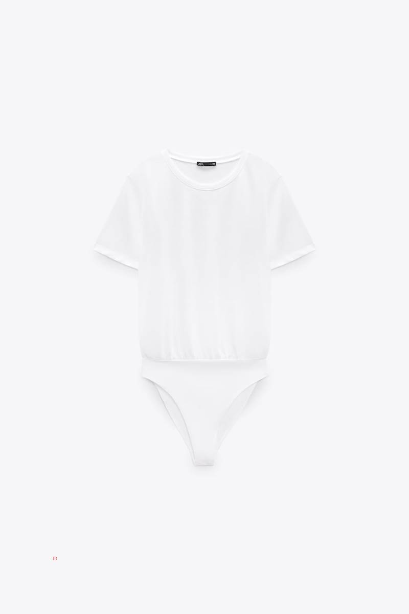 ZARA COTTON Bodysuit Dam Vita | CKXPQ-1753