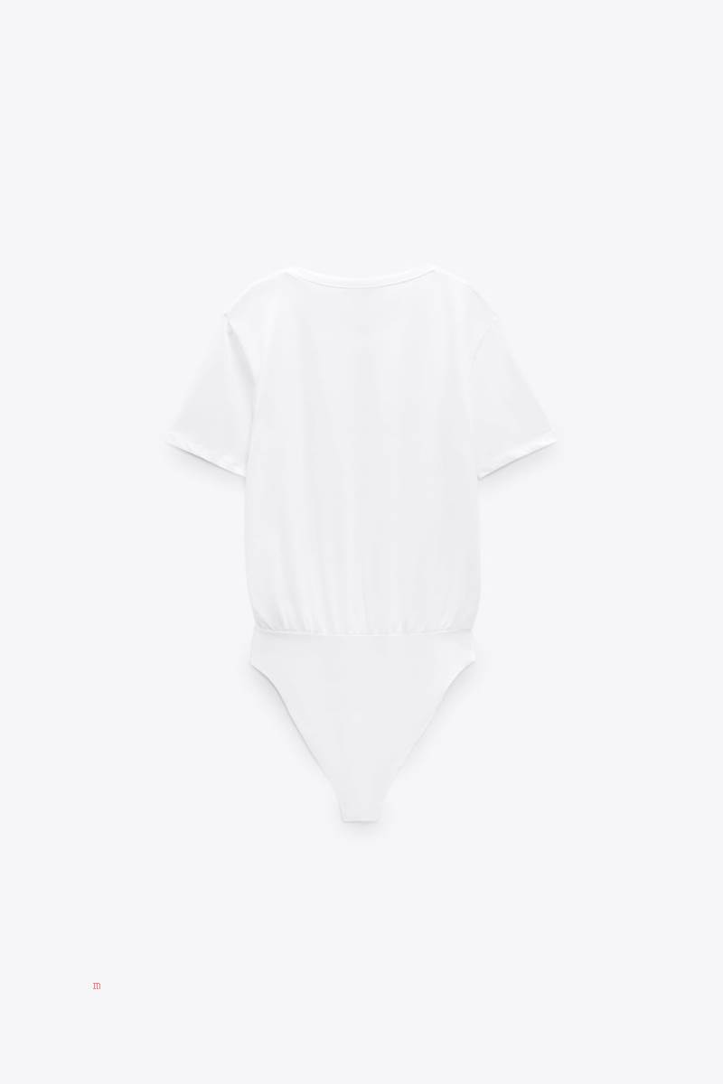 ZARA COTTON Bodysuit Dam Vita | CKXPQ-1753