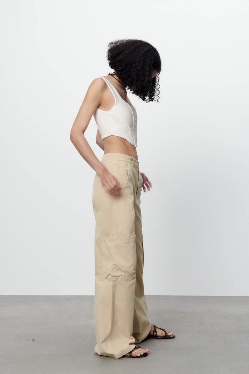ZARA CROPPED CORSETRY-INSPIRED TOP Crop Top Dam Vita | OZCSM-3952