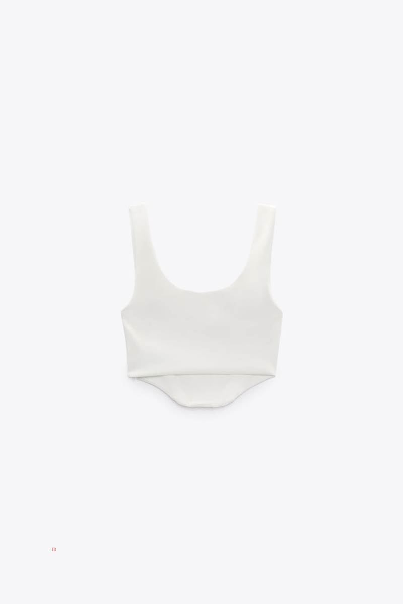 ZARA CROPPED CORSETRY-INSPIRED TOP Crop Top Dam Vita | OZCSM-3952
