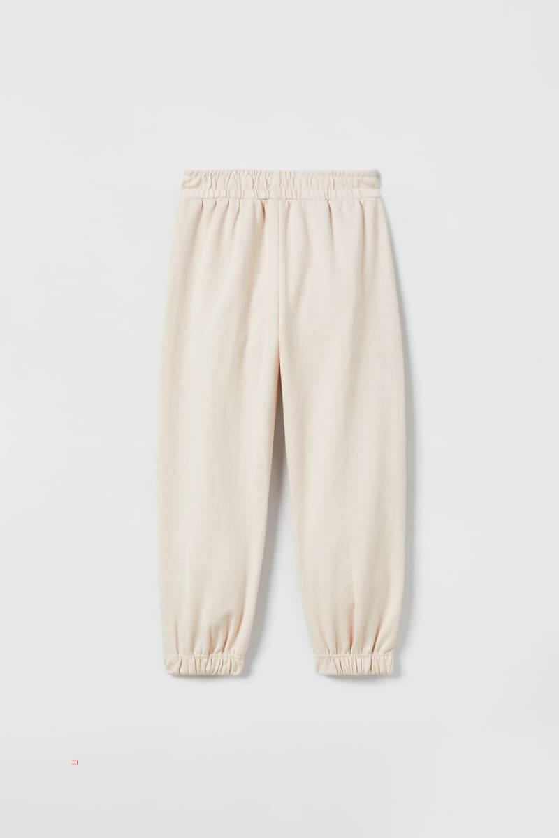 ZARA CROPPED HOODIE AND TROUSERS PACK Hoodie Tjej Grå Vita | NCWXS-9286