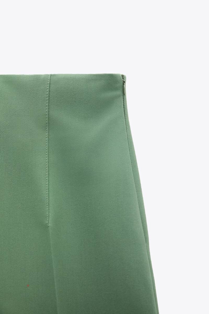 ZARA CULOTTE Byxor Dam Ljusmintgröna Gröna | EAPOB-3152
