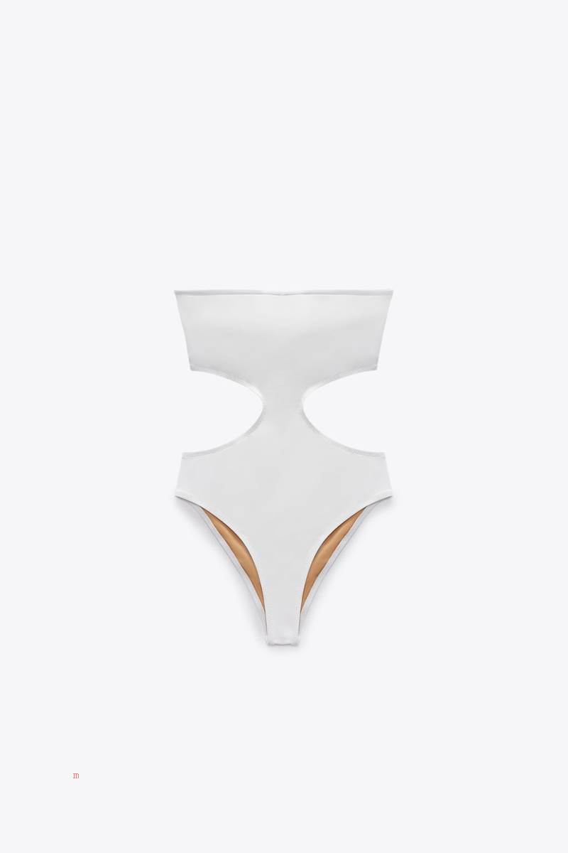 ZARA CUT-OUT Baddräkter Dam Vita | MAZLX-9185