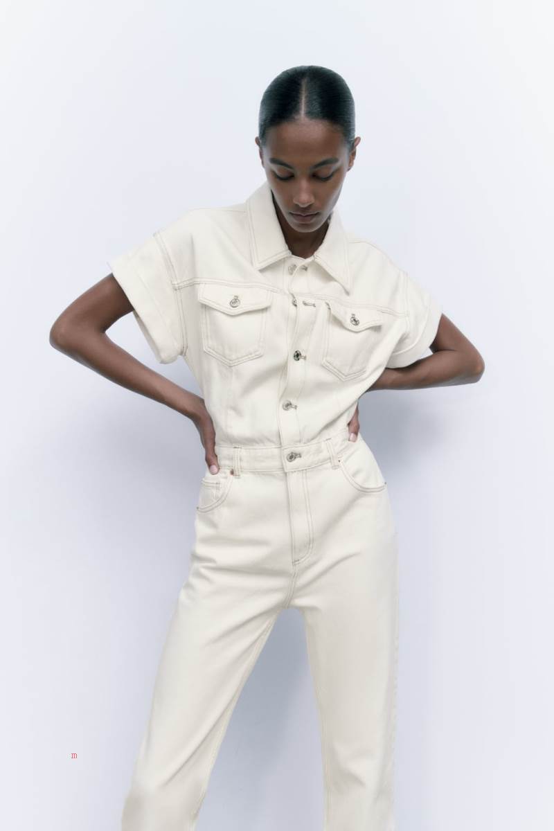 ZARA DENIM Jumpsuit Dam Vita | LBXCI-7361