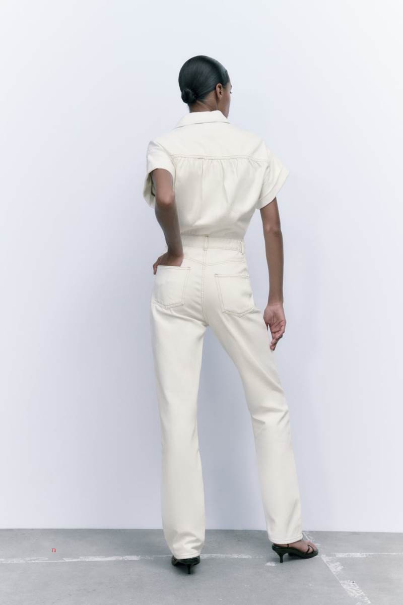 ZARA DENIM Jumpsuit Dam Vita | LBXCI-7361