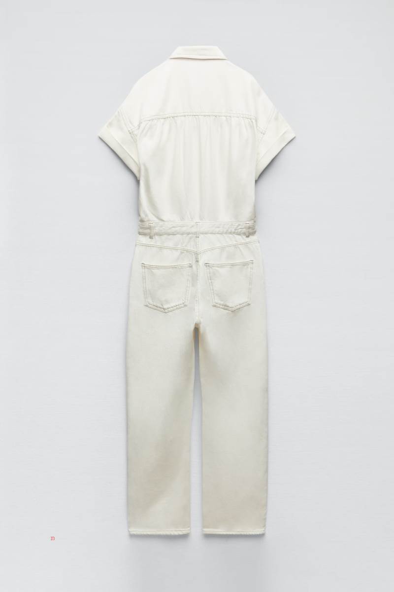 ZARA DENIM Jumpsuit Dam Vita | LBXCI-7361