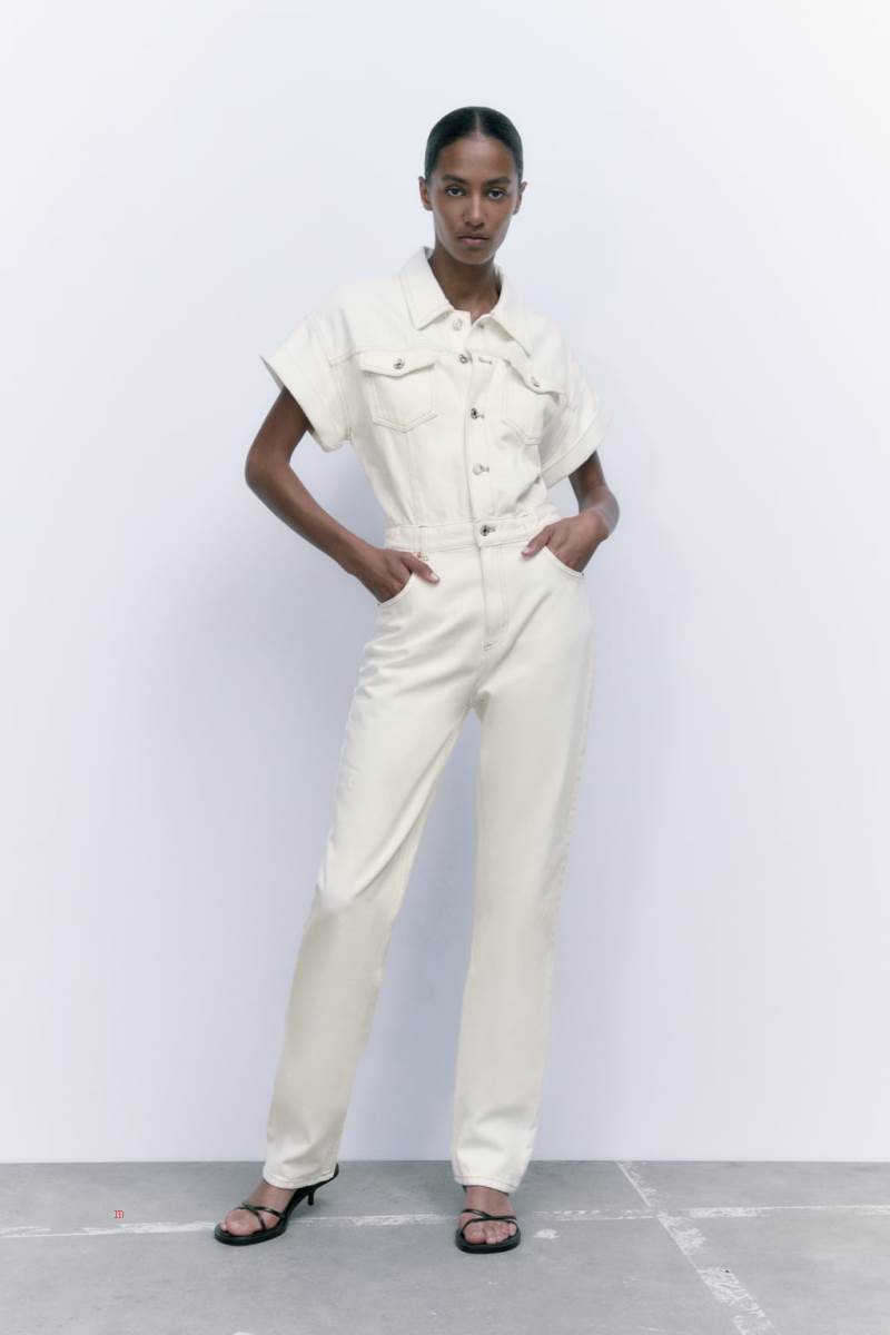 ZARA DENIM Jumpsuit Dam Vita | LBXCI-7361