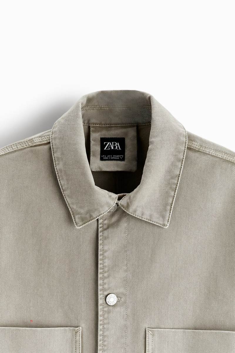 ZARA DENIM Övertröja Herr Ljuskhaki | YWFCK-1364