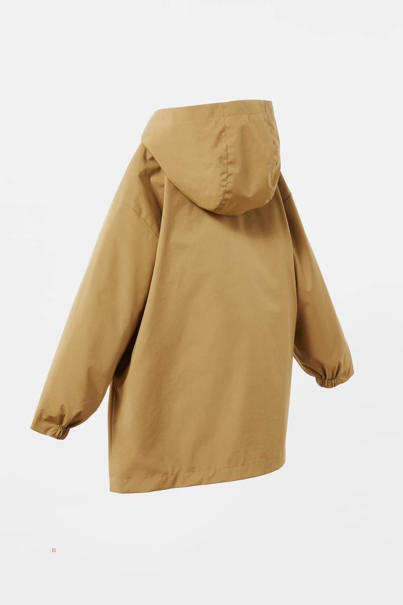 ZARA DETACHABLE WATER-REPELLENT PARKA Vinterjackor Pojke Bruna | QUSPE-5971