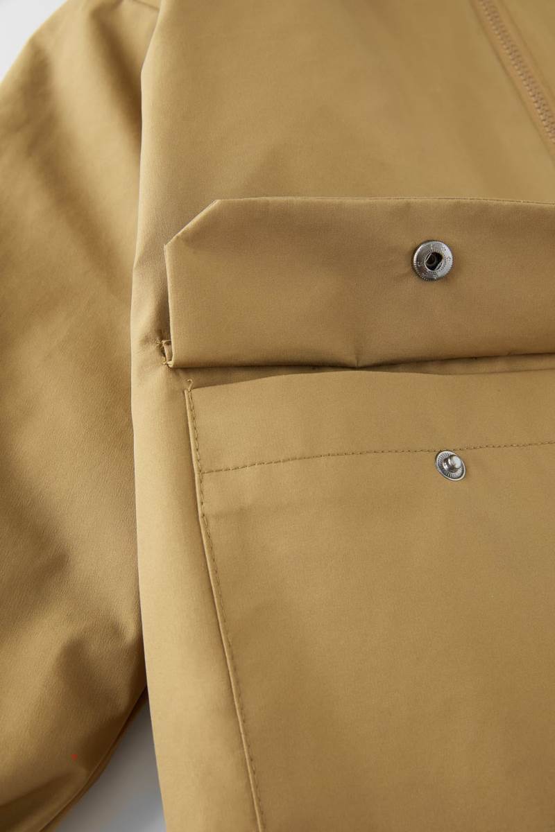ZARA DETACHABLE WATER-REPELLENT PARKA Vinterjackor Pojke Bruna | QUSPE-5971