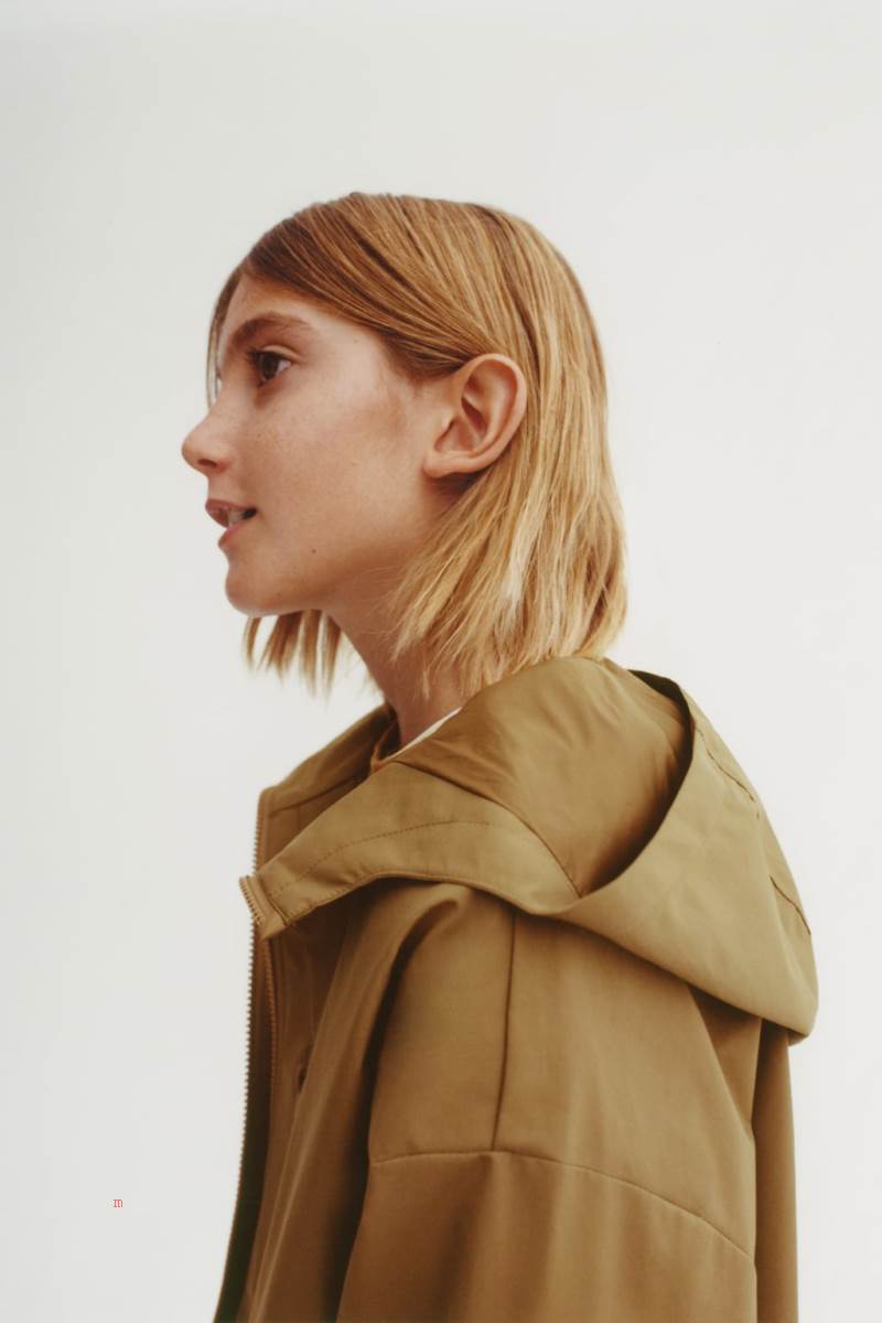 ZARA DETACHABLE WATER-REPELLENT PARKA Vinterjackor Pojke Bruna | QUSPE-5971
