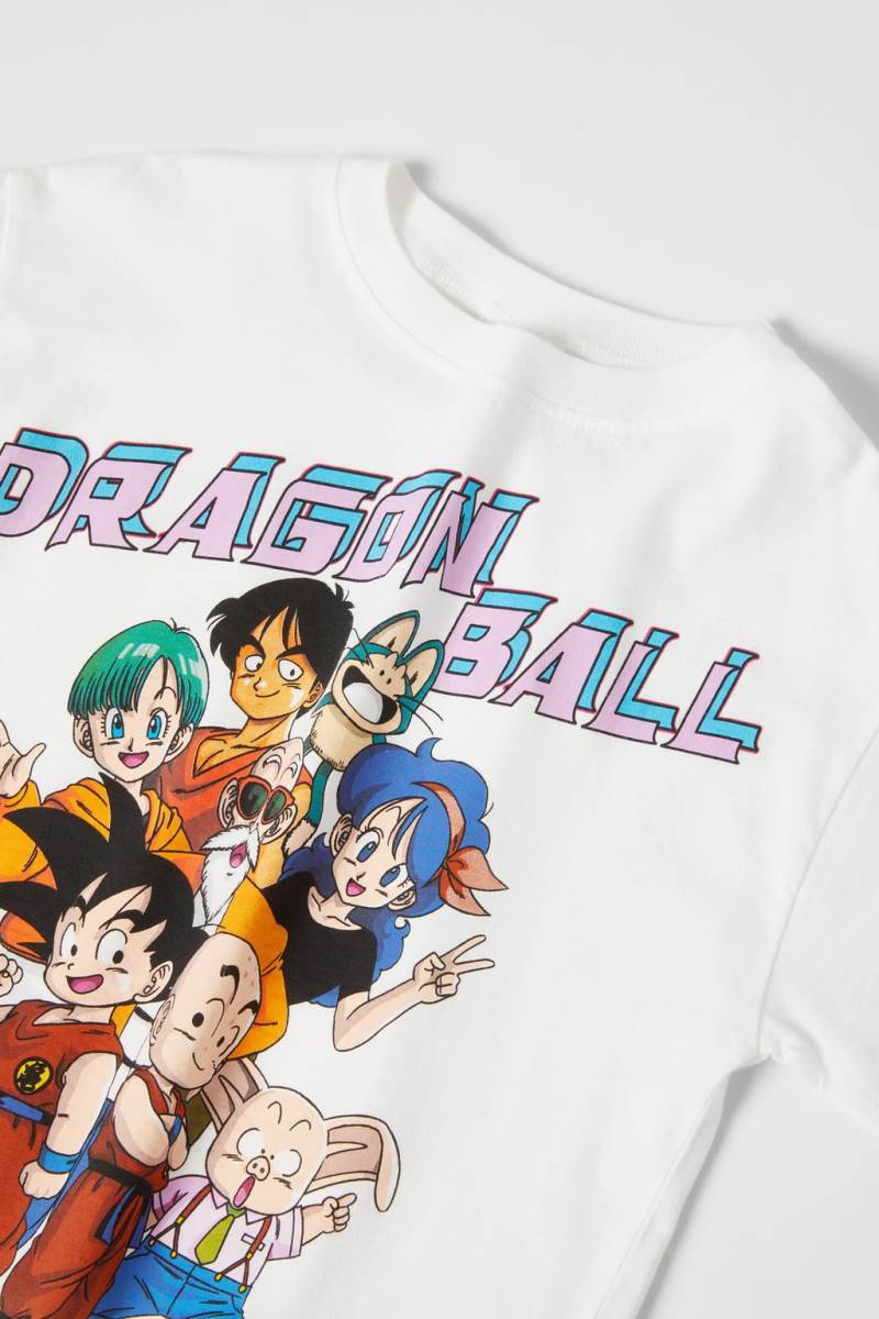 ZARA DRAGON BALL© T-shirt Pojke Vita | UBVIX-3754