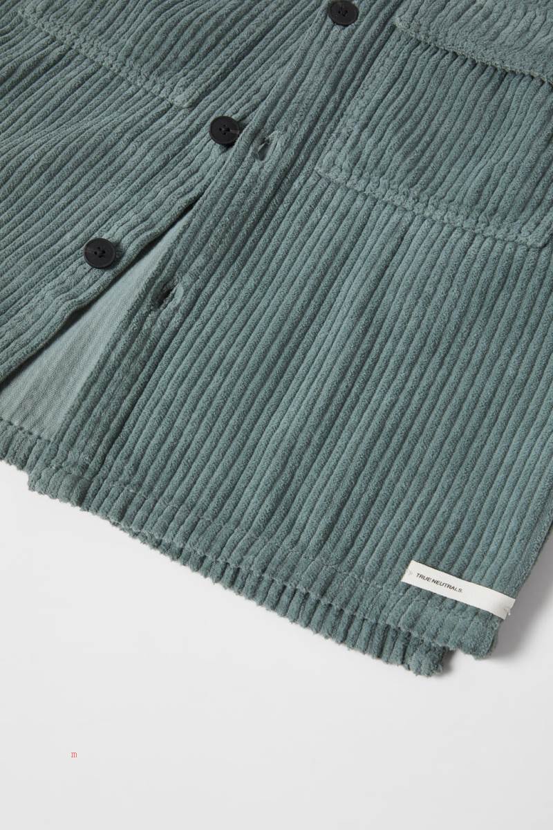 ZARA DYED CORDUROY Övertröja Pojke Blå Grå | EGAMH-6705