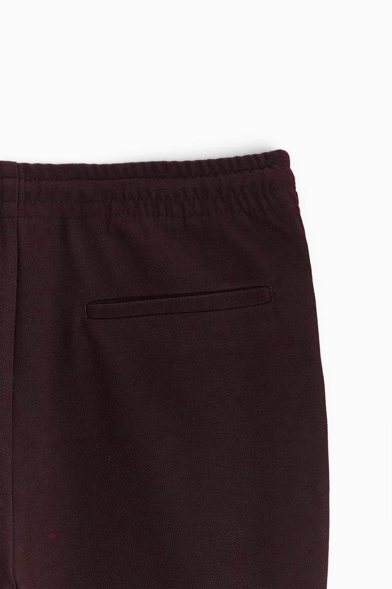 ZARA EASY CARE JOGGER WAIST Byxor Herr Vinröda | VENOA-8437