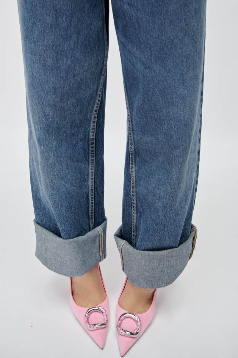 ZARA EMBELLISHED HIGH-HEEL Klackskor Dam Rosa | FRSIJ-0358