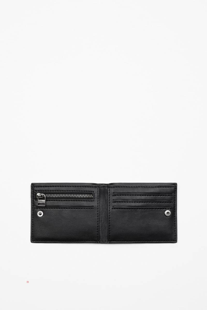 ZARA EMBOSSED Plånbok Herr Svarta | TISPV-5983