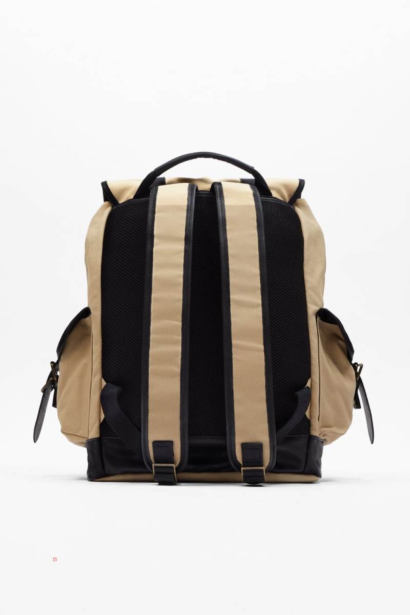 ZARA EXPLORER CANVAS Ryggsäck Herr Vita | CRUPQ-5879