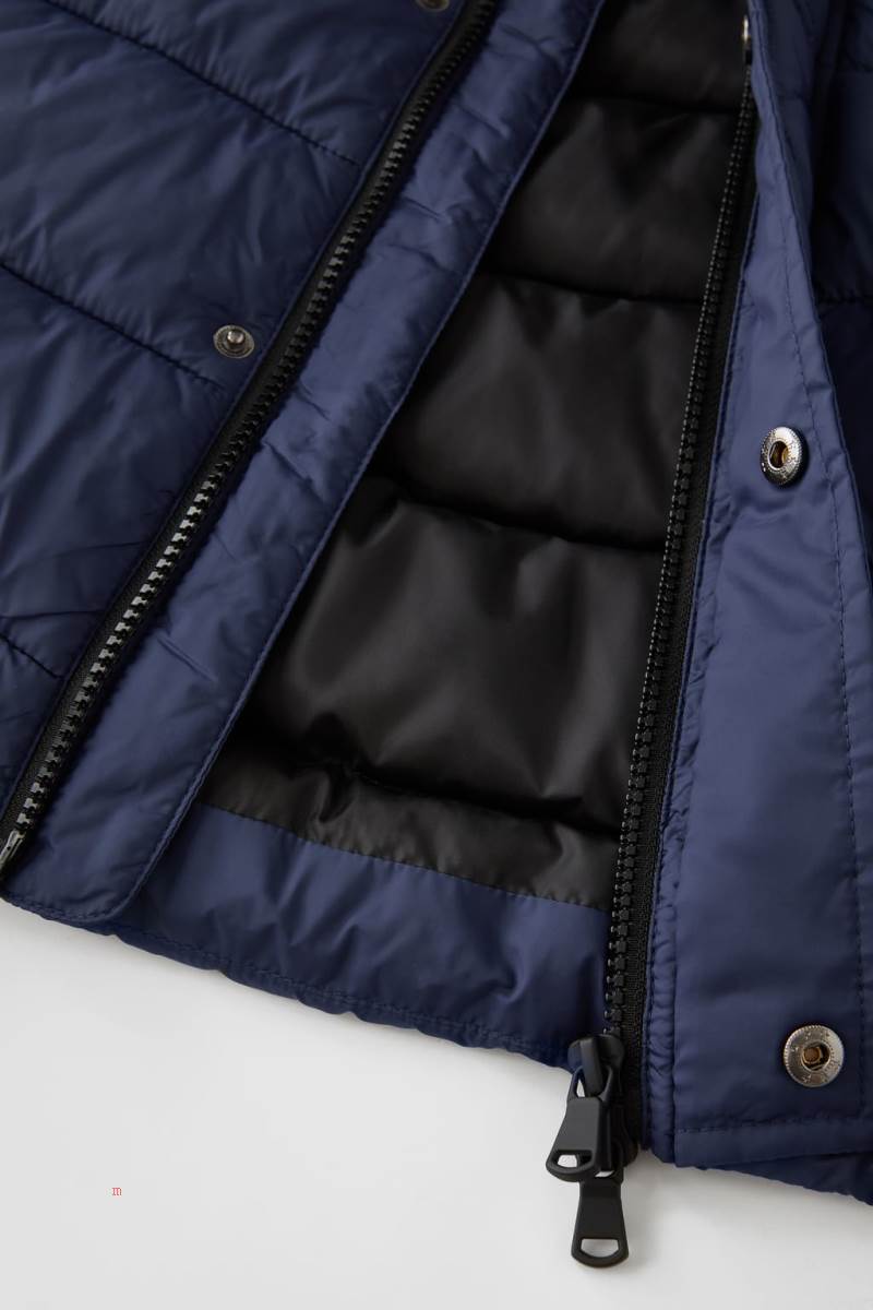 ZARA EXTRA-LIGHT LONG PUFFER Rockar Tjej Marinblå Blå | TQSIR-1094