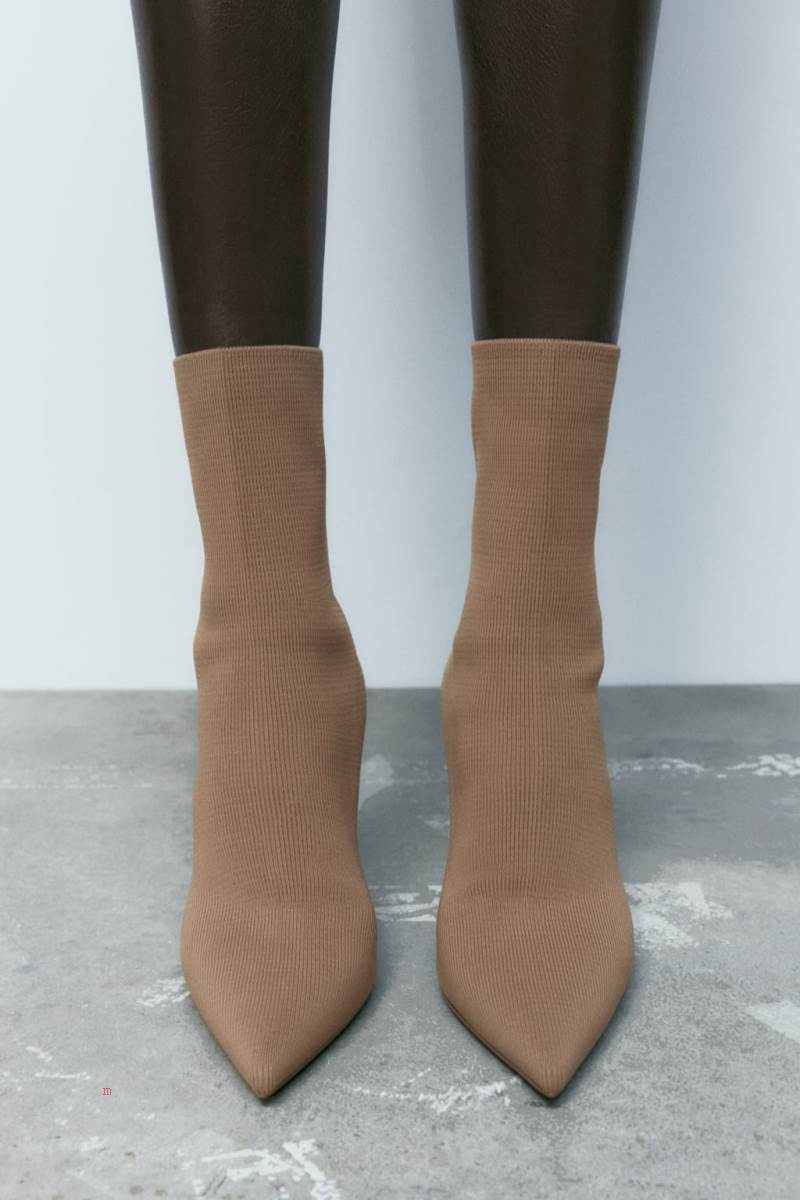 ZARA FABRIC HIGH-HEEL Ankelboots Dam Bruna | HSTWR-7086