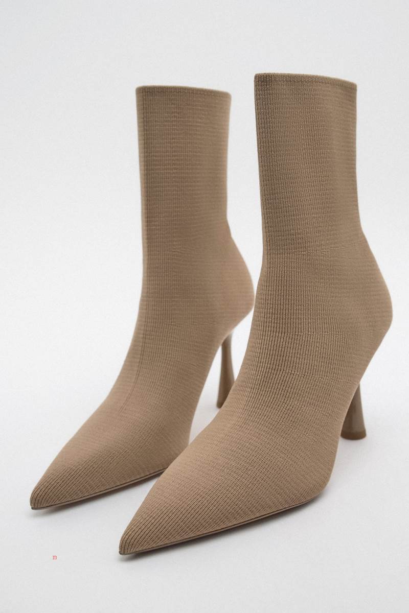 ZARA FABRIC HIGH-HEEL Ankelboots Dam Bruna | HSTWR-7086