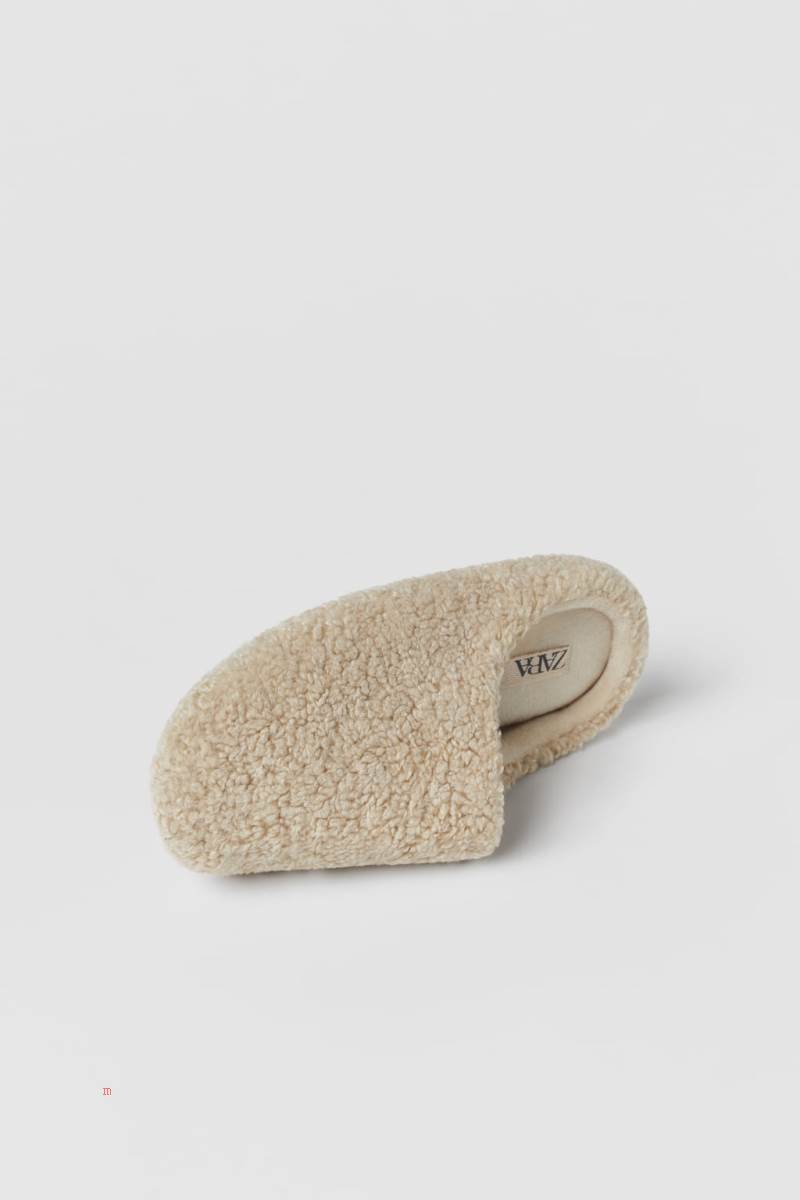 ZARA FABRIC HOUSE Tofflor Pojke Vita | LBVAJ-3596