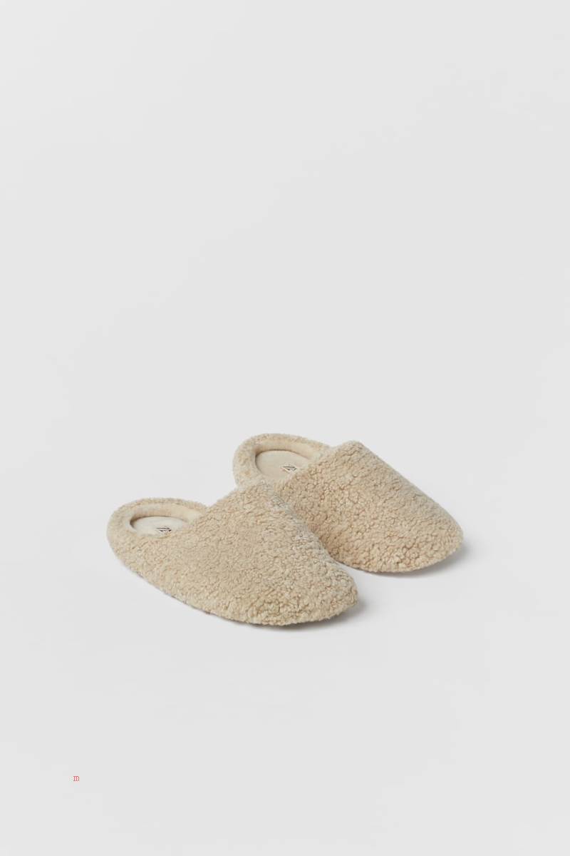 ZARA FABRIC HOUSE Tofflor Pojke Vita | LBVAJ-3596