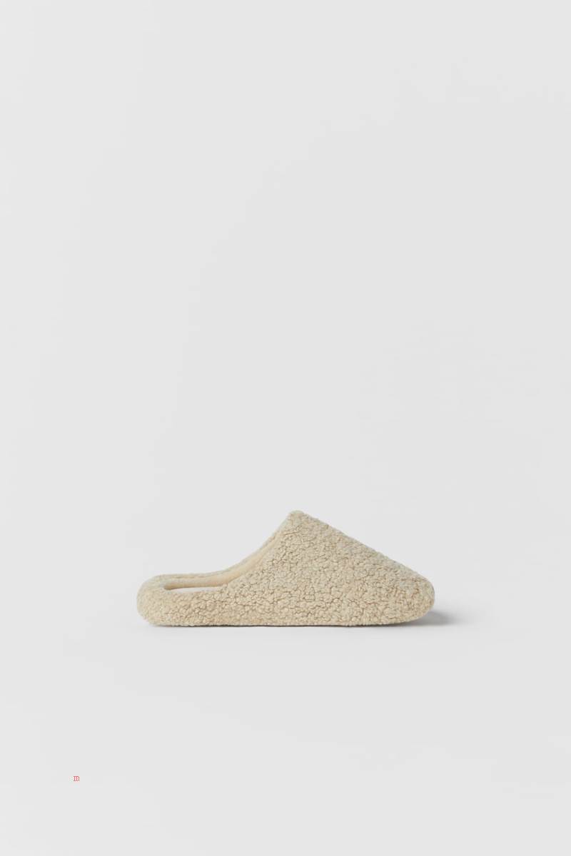ZARA FABRIC HOUSE Tofflor Pojke Vita | LBVAJ-3596