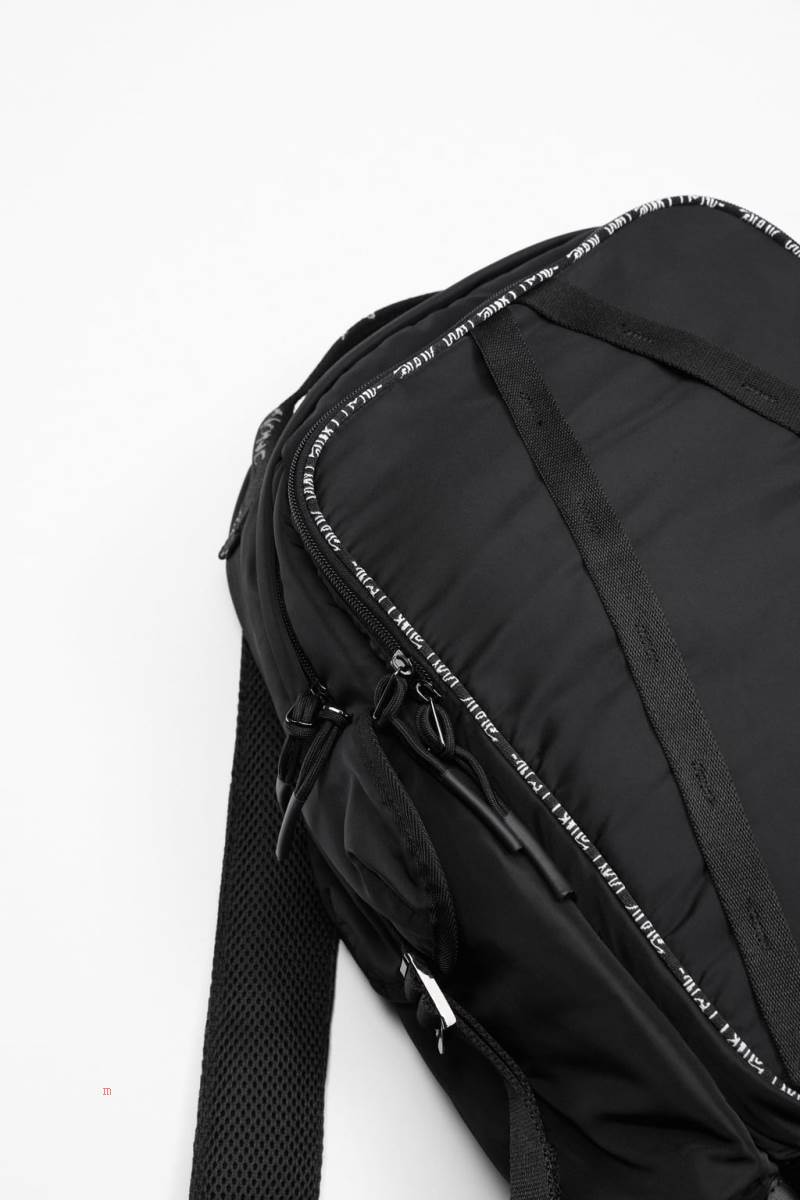ZARA FABRIC Ryggsäck Herr Svarta | NTKGZ-5143