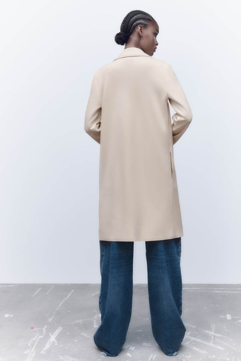 ZARA FAUX SUEDE Rockar Dam Grå Vita | ZATIE-1798