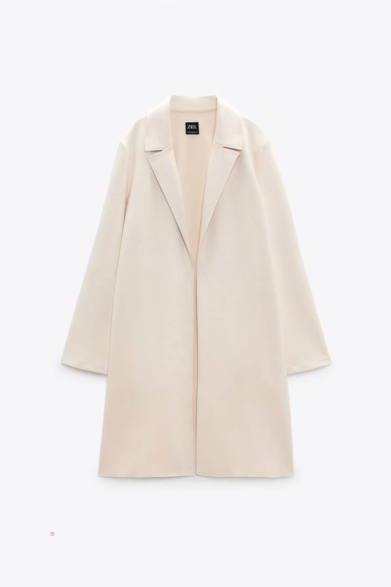 ZARA FAUX SUEDE Rockar Dam Grå Vita | ZATIE-1798