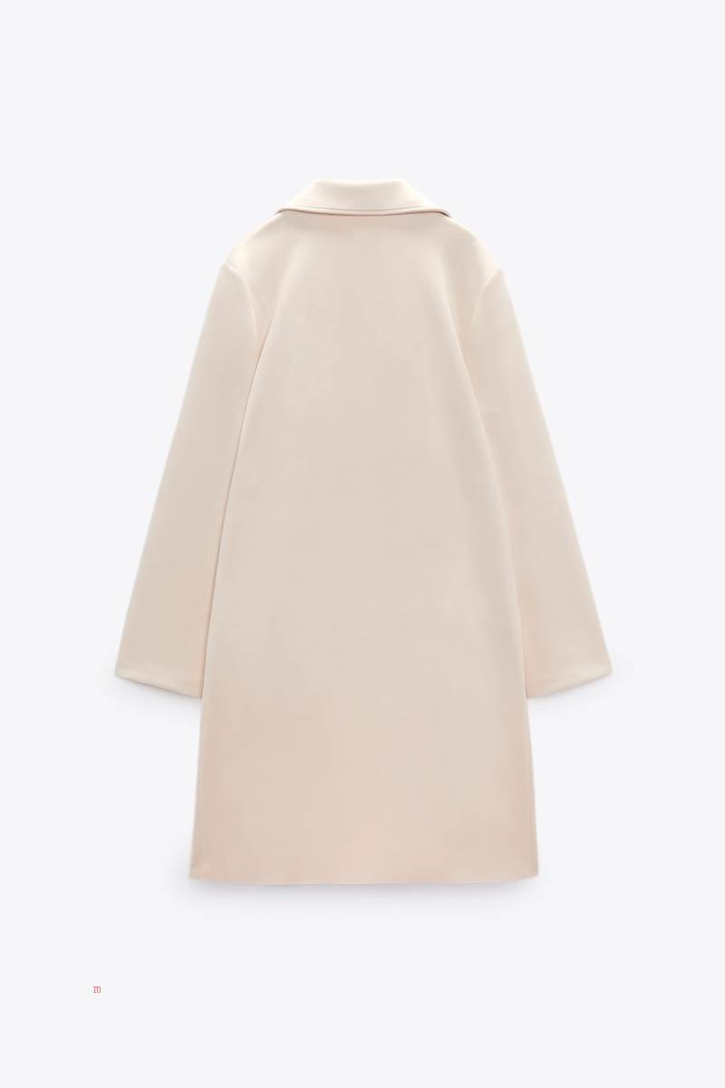 ZARA FAUX SUEDE Rockar Dam Grå Vita | ZATIE-1798