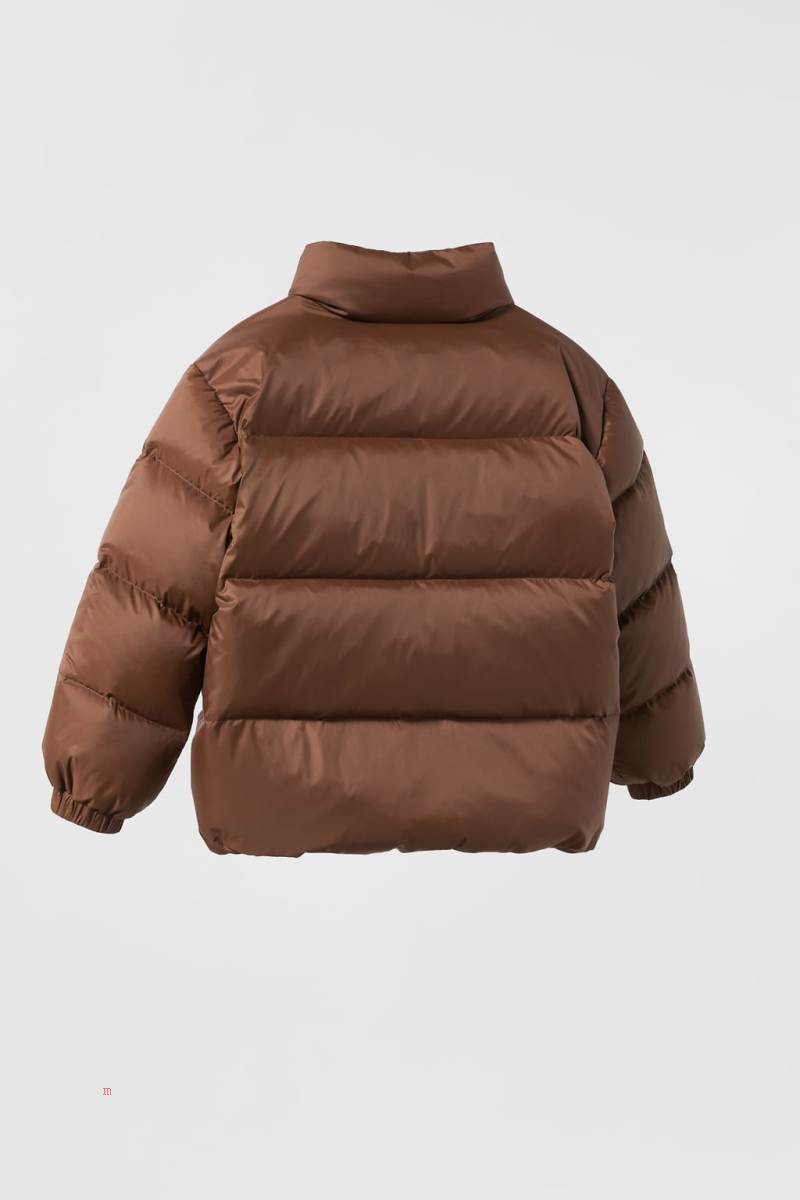 ZARA FEATHER Dunjackor Pojke Choklad | RBYEW-2541
