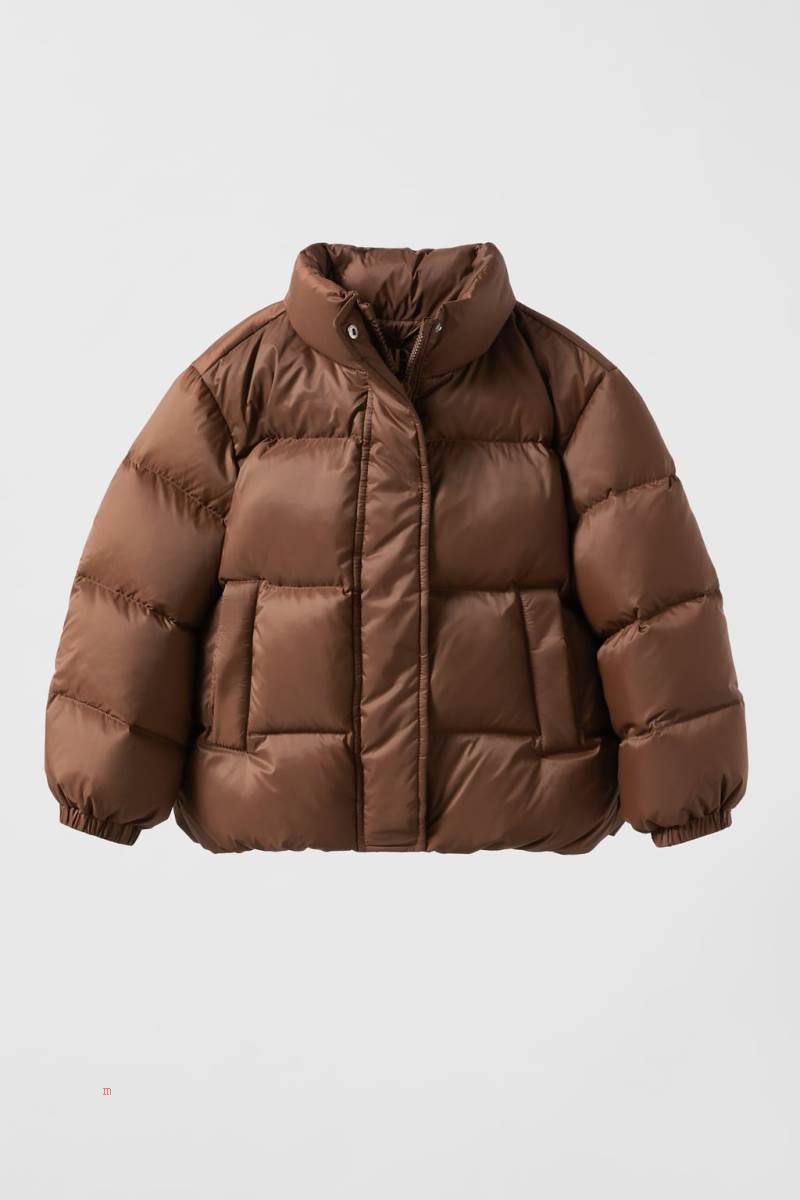 ZARA FEATHER Dunjackor Pojke Choklad | RBYEW-2541