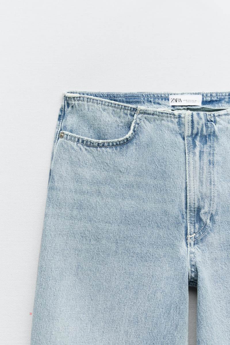 ZARA FLARED TRF Jeans Dam Blå | SWEYN-4785
