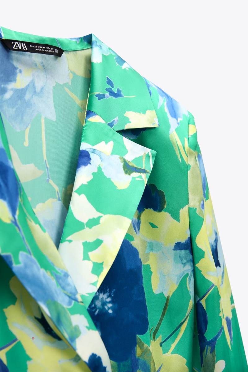 ZARA FLORAL PRINT Jumpsuit Dam Olika Färger Röda | SEXDL-5309