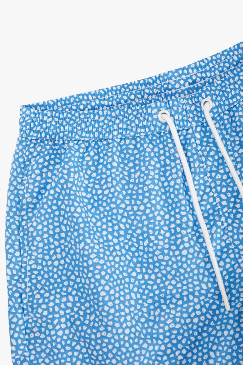 ZARA FLORAL PRINT SWIMMING TRUNKS Badkläder Herr Blå | EIMLY-9340