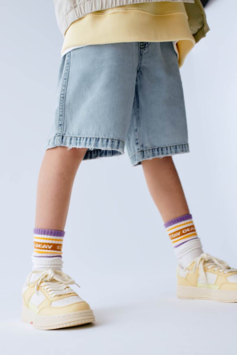 ZARA FLOWING DENIM BERMUDA Shorts Pojke Blå | SIOHP-1537