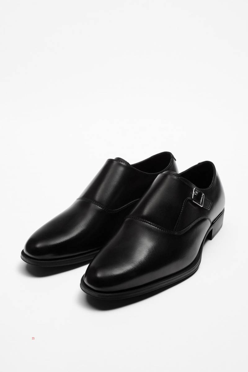 ZARA FORMAL MONK Finskor Herr Svarta | LEUHJ-1092
