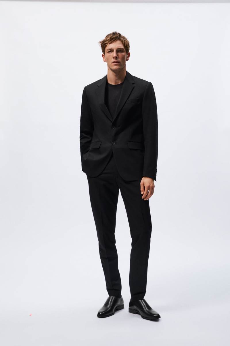 ZARA FORMAL MONK Finskor Herr Svarta | LEUHJ-1092