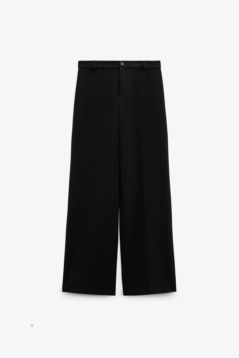 ZARA FULL LENGTH Byxor Dam Svarta | EINBR-0869
