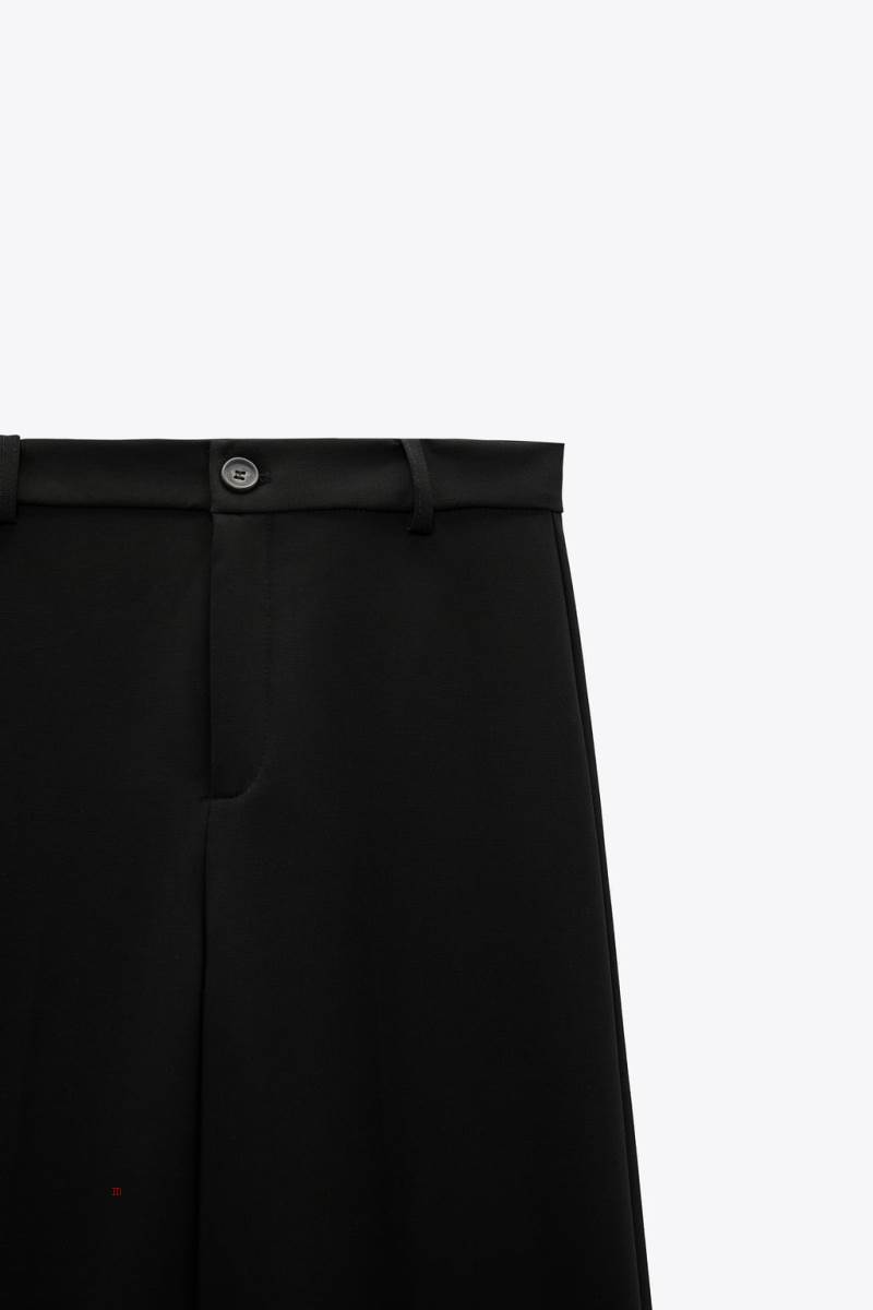 ZARA FULL LENGTH Byxor Dam Svarta | EINBR-0869